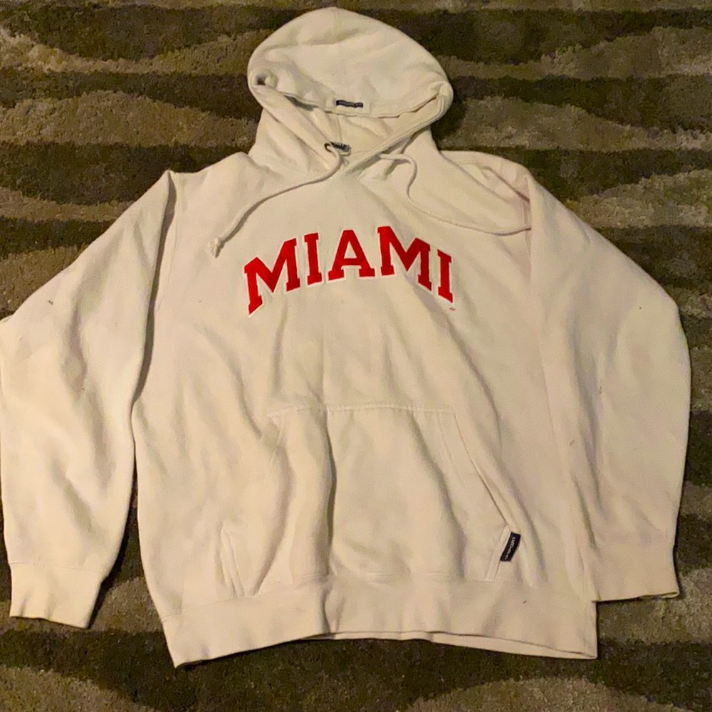 Vintage Miami hoodie, sz medium, men and womens